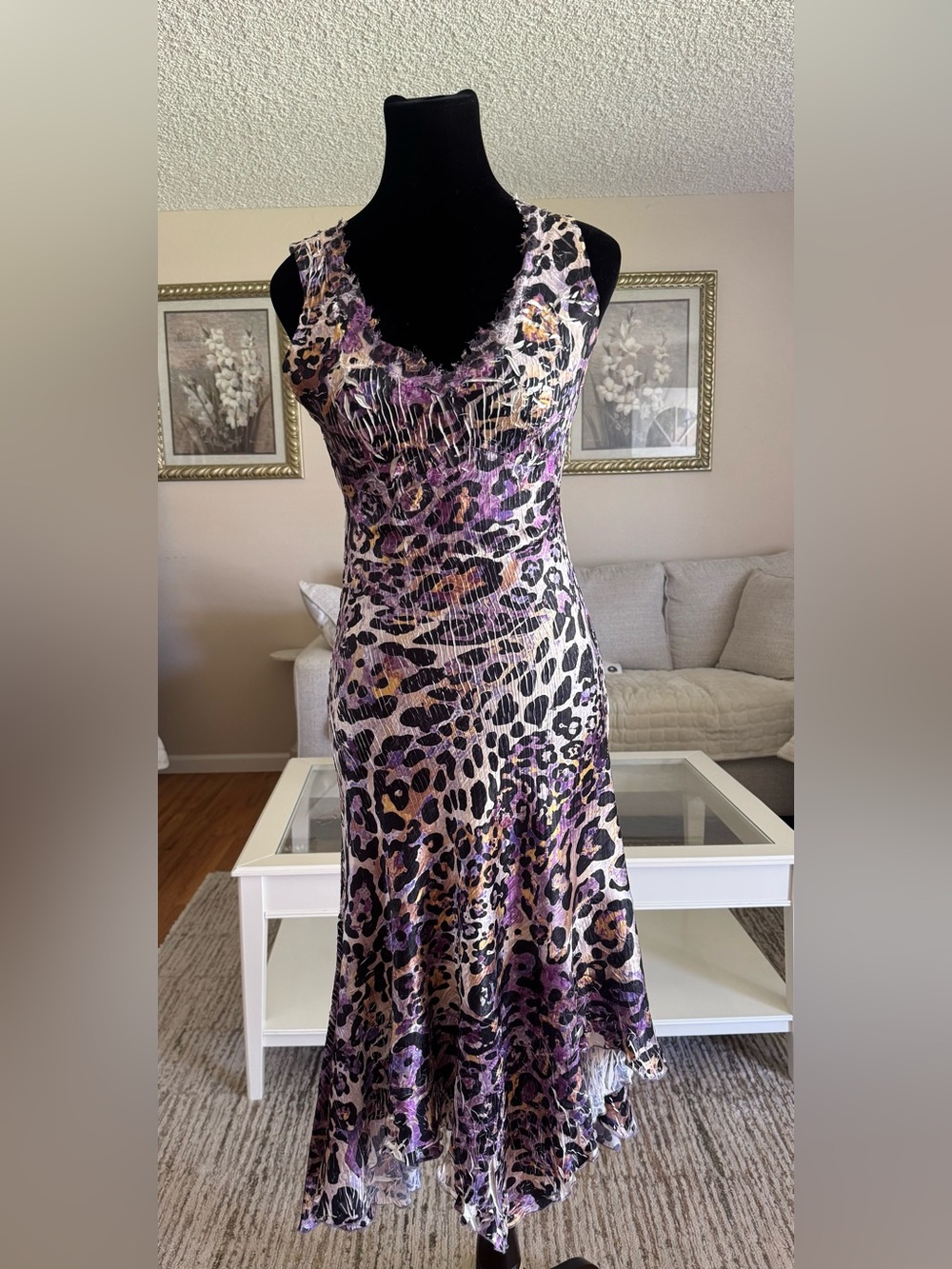 Komarov Animal Print Midi/Maxi Dress